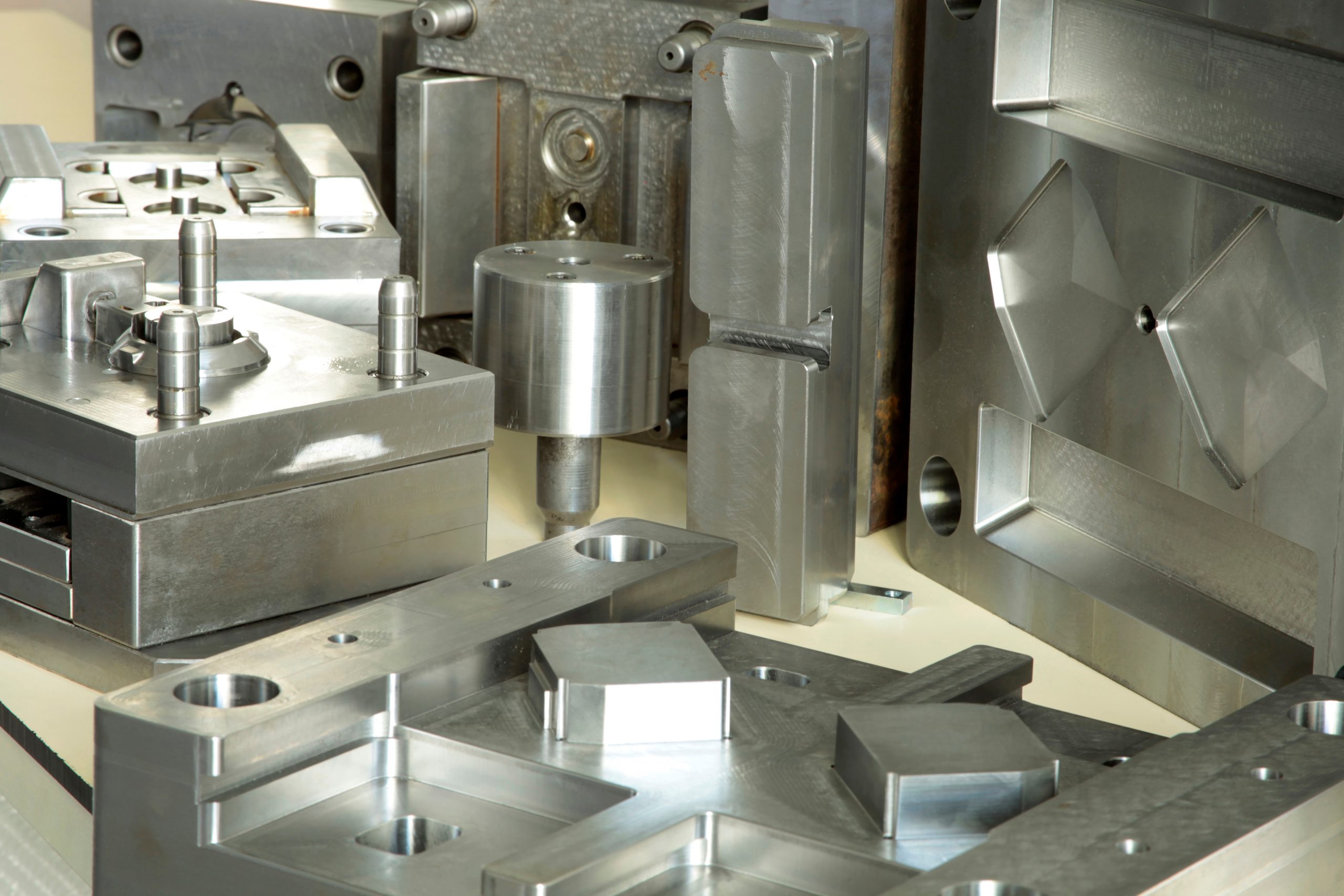 Industrial metal molds for custom rubber molding at CMDI in Ivanhoe, VA