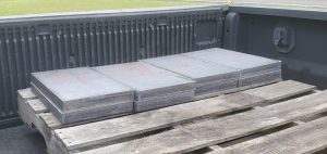 Oxyfuel-cut steel plates from CMDI in Southwest Virginia