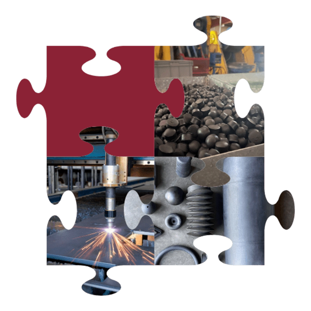 CMDI Manufacturing Capabilities Puzzle Puzzle graphic showcasing CMDI’s manufacturing capabilities including cutting, molding, and finishing