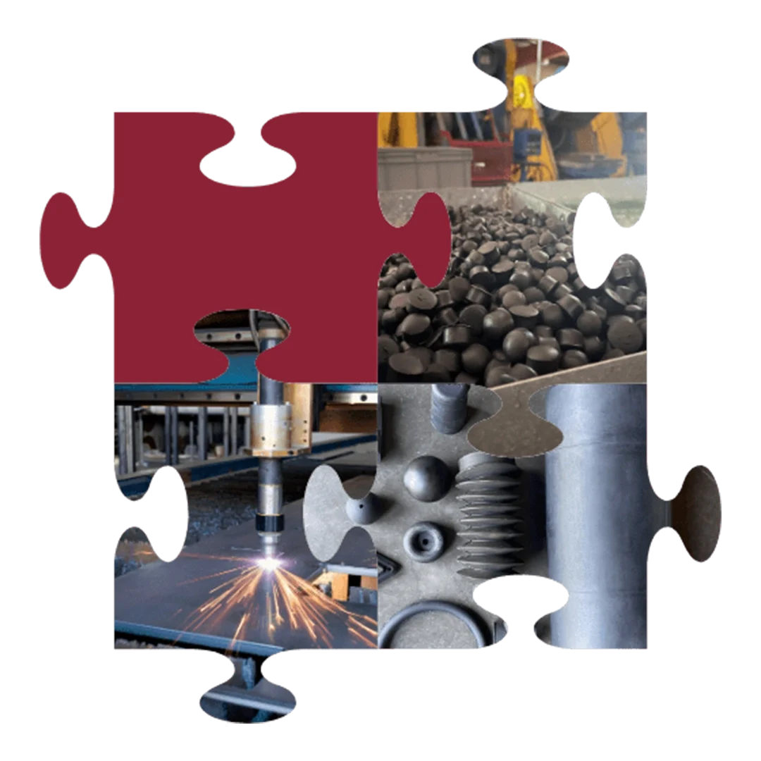 CMDI Manufacturing Capabilities Puzzle Puzzle graphic showcasing CMDI’s manufacturing capabilities including cutting, molding, and finishing