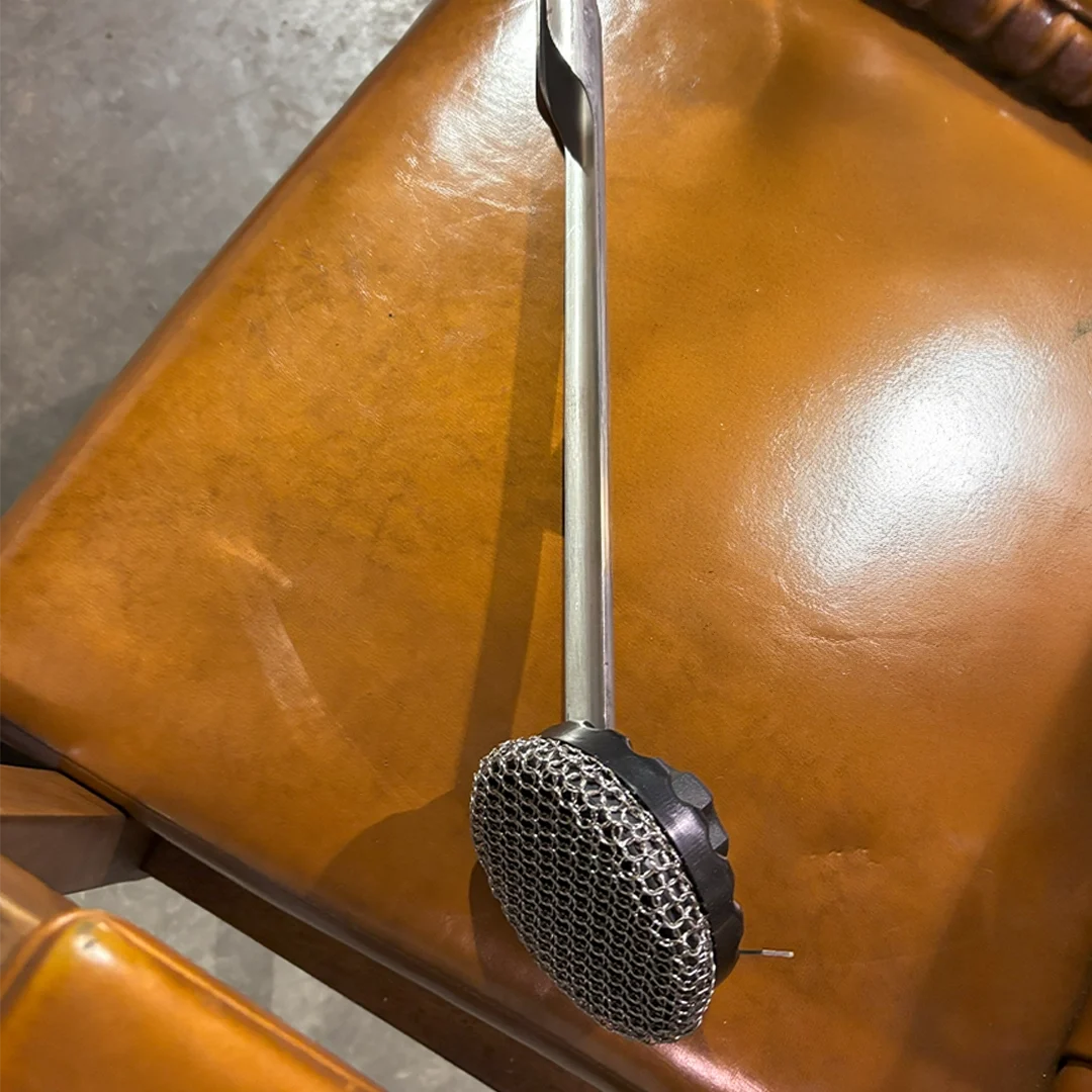 Grill Brush Handle – SmarterEveryDay Project Custom rubber and metal prototype for grill brush handle